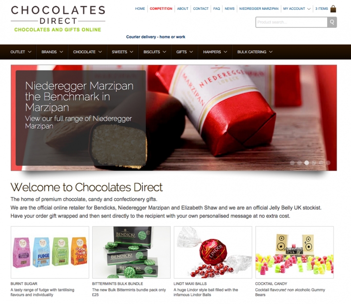 Chocolates Direct - online store 