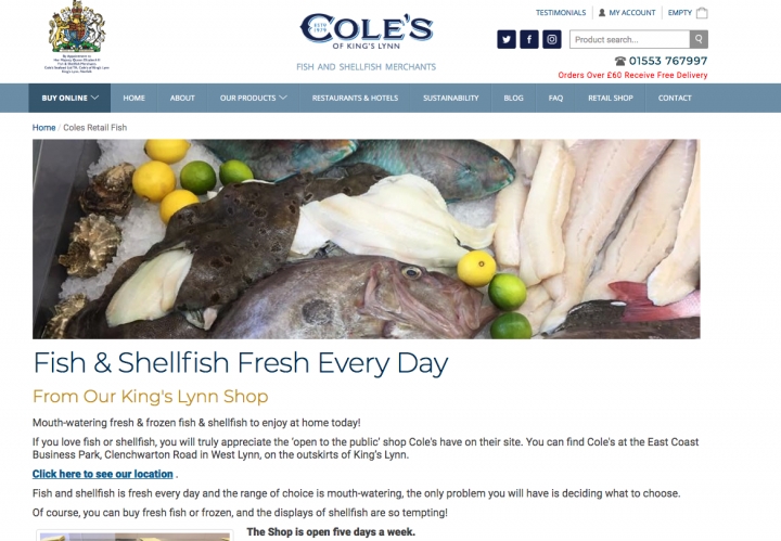 Two Cole's in one month... Two historic high street retailers go online